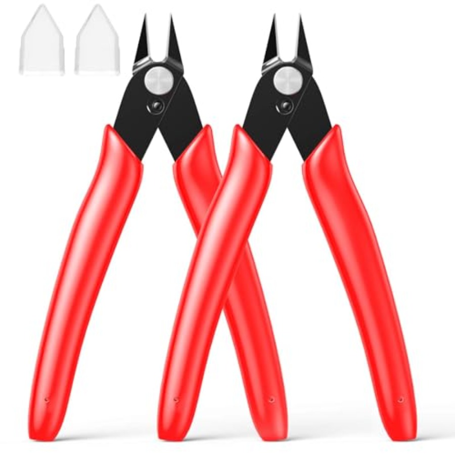 Jewelry Making With 3D Printer - Small Wire Cutters 2-Pack Diagonal Flush