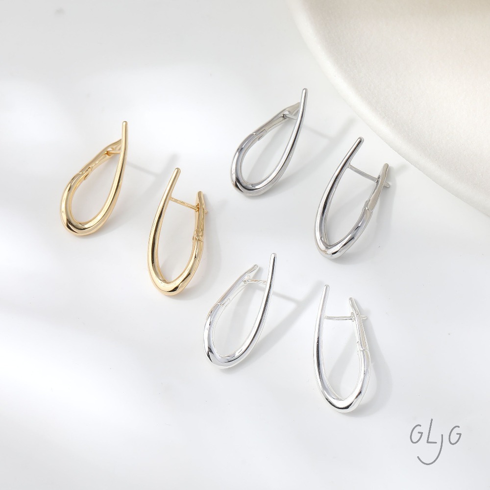 Jewelry Making Head Pins - 4PCS Twisted Shape Ear Studs Diy