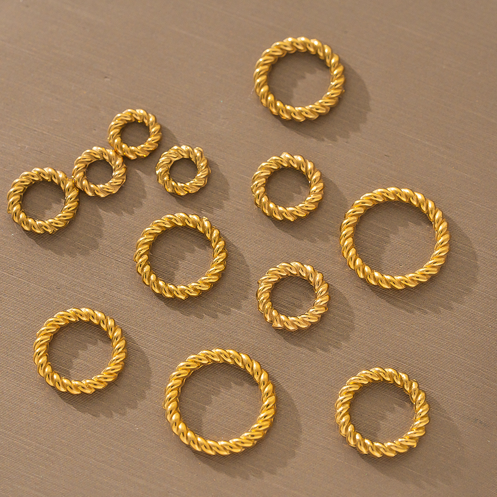 20Pcs Stainless Steel Round Tw - Jewelry Making Ring Tool ulasan dan harga
