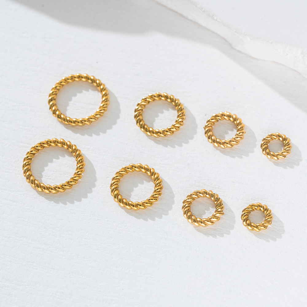 20Pcs Stainless Steel Round Tw - Jewelry Making Ring Tool ulasan dan harga