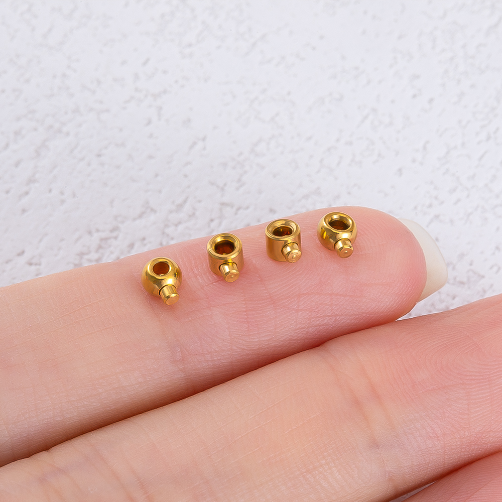 10pcs 20pcs Gold Plated Stainl - Jewelry Making Yarn ulasan dan harga