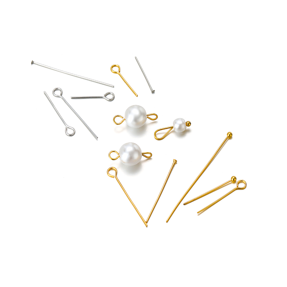 100/50pcs Stainless Steel Eye  - Jewelry Making Head Pins ulasan dan harga