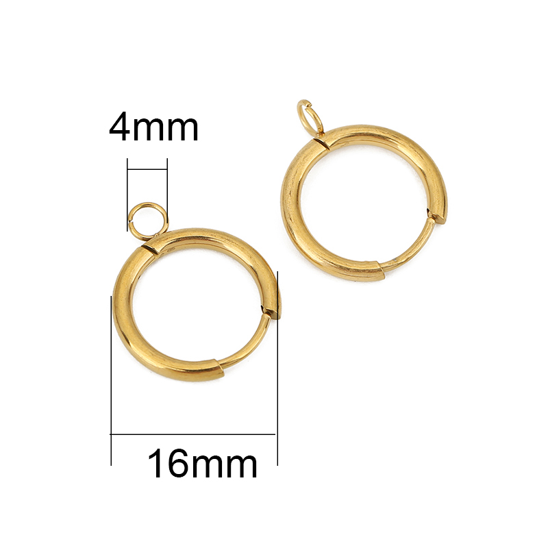 10pcs PVD Never Fade Earrings  - Jewelry Making Yarn ulasan dan harga