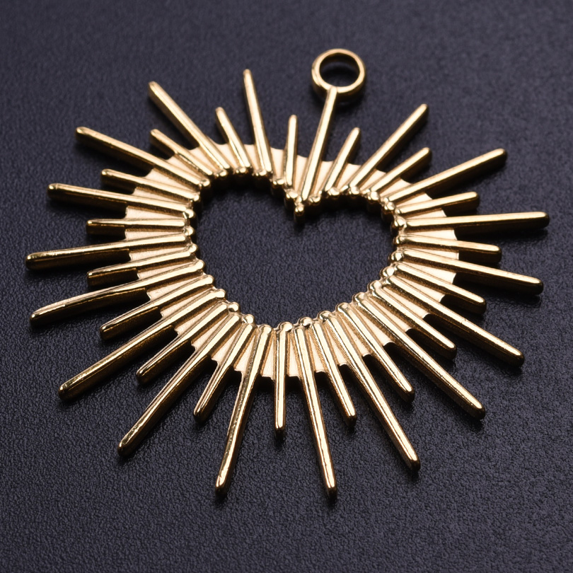 5pcs Golden Stainless Steel Co - Jewelry Making For Couples ulasan dan harga