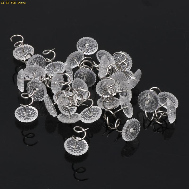 W3JE 50 Pcs Bedskirt Pins Clea - Head Pin Assorted ulasan dan harga