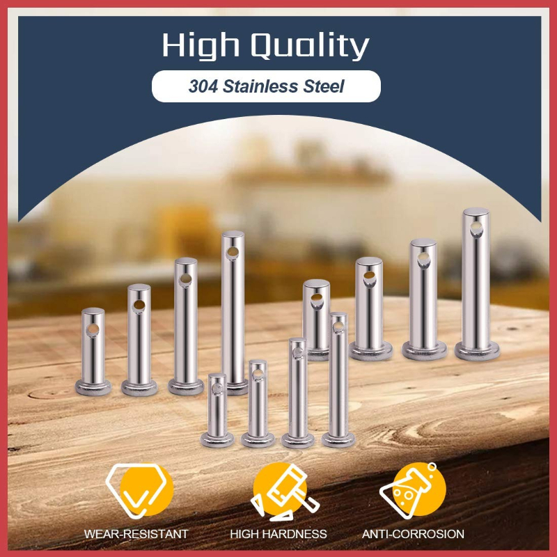96pcs 304 Stainless Steel Metr - Head Pin Assorted ulasan dan harga