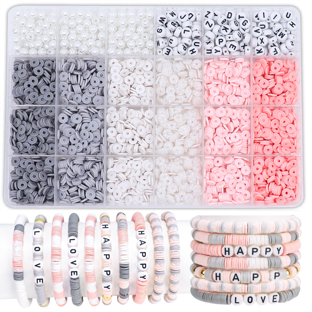 DIY Clay Beads Bracelet Making - Jewelry Making Kit For Kids ulasan dan harga