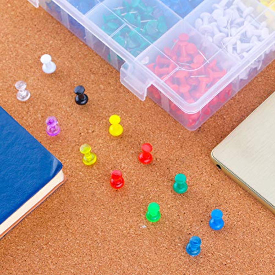 Push Pins Color Thumb Tacks 60 - Head Pin Assorted ulasan dan harga