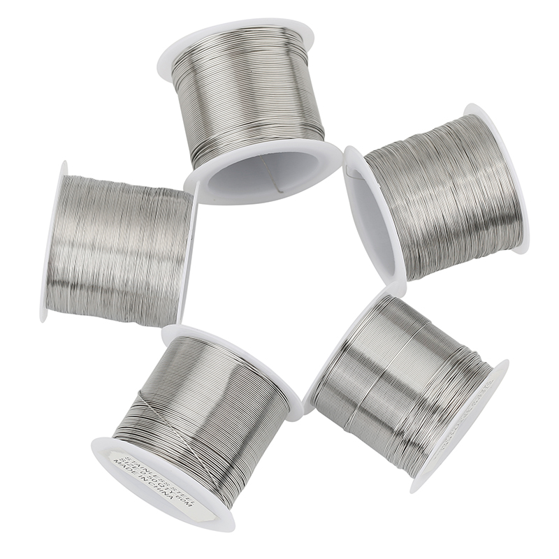 1roll Stainless Steel Beading  - Jewelry Making Yarn ulasan dan harga