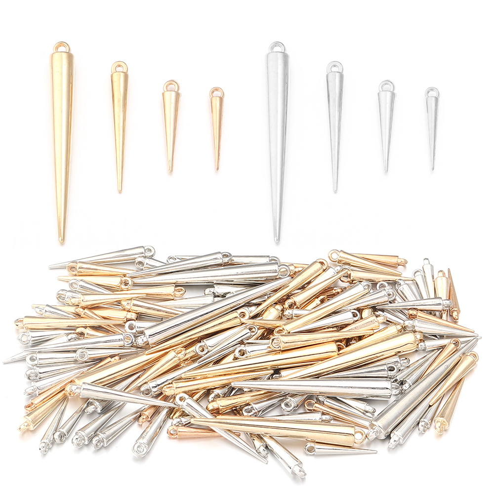 50-200pcs/lot Cone Shape CCB C - Jewelry Making Rivets ulasan dan harga