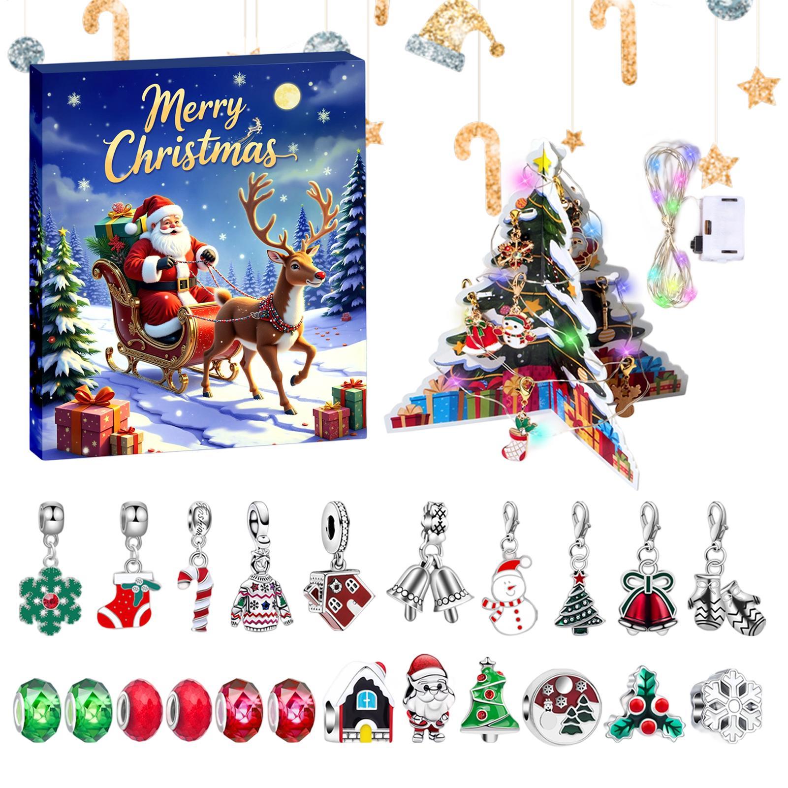 Christmas Gifts  Advent Bracel - Jewelry Making Advent Calendar ulasan dan harga
