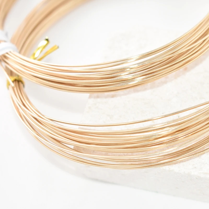 14K Gold Filled Round One Mete - Jewelry Making Yarn ulasan dan harga