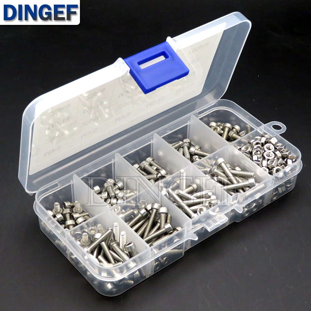 340PCS M3 M3x5 M3x6 M3x8 M3x10 - Head Pin Assorted ulasan dan harga