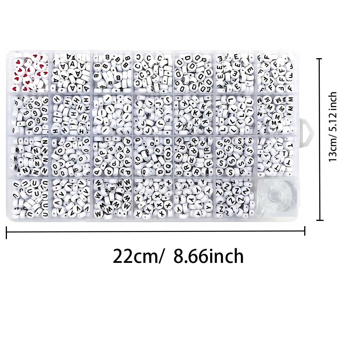 1300 4x7 round acrylic letter  - Jewelry Making Yarn ulasan dan harga