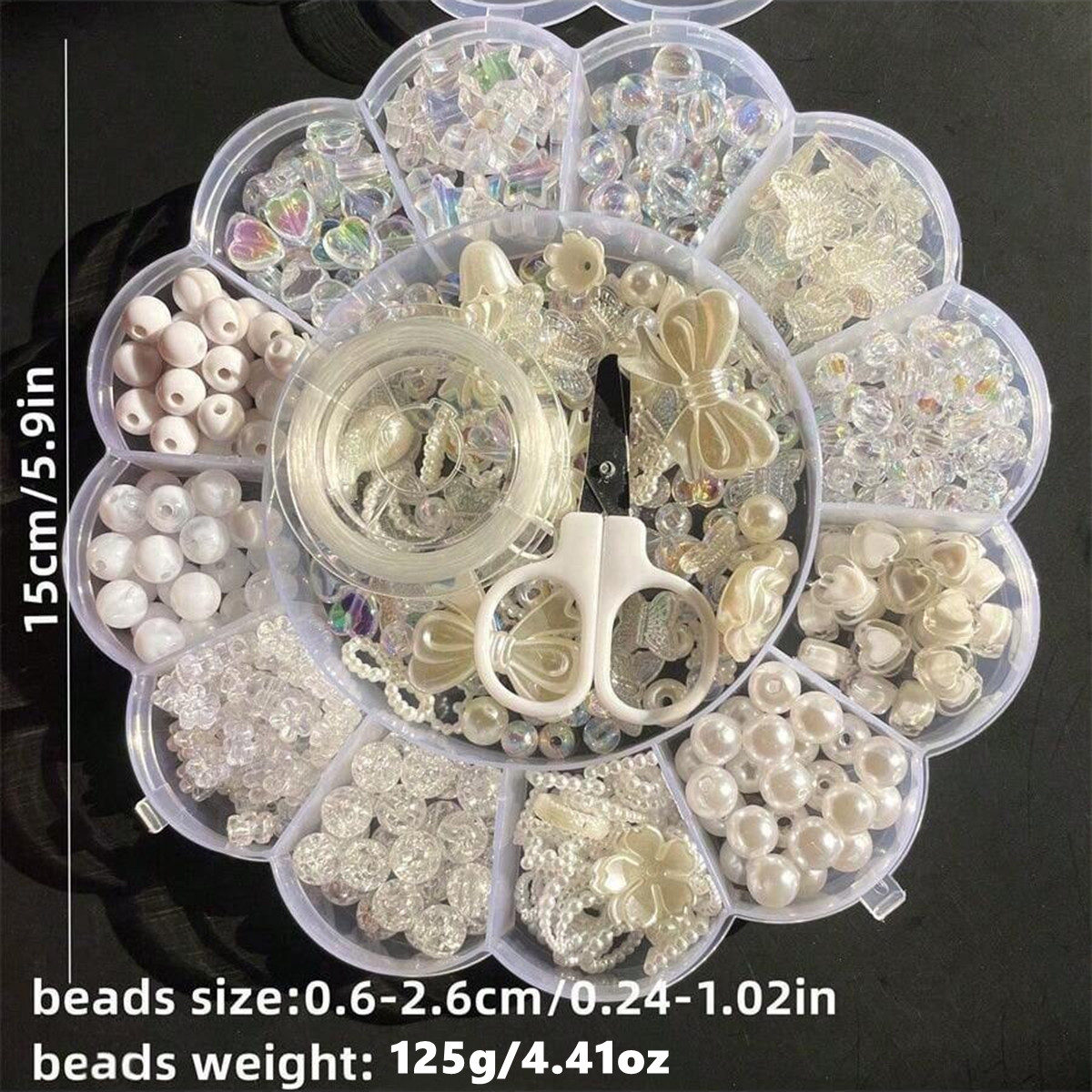 2Set/1Set 13 Grids Acrylic Flo - Jewelry Making Yarn ulasan dan harga