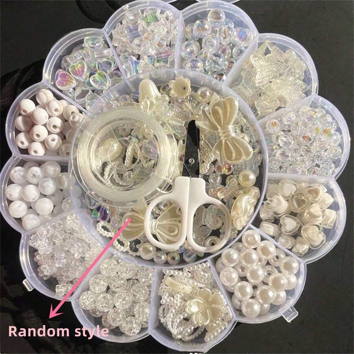 2Set/1Set 13 Grids Acrylic Flo - Jewelry Making Yarn ulasan dan harga