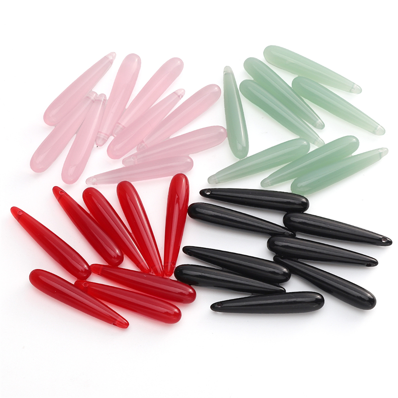 5pcs Beads Resin Teardrop Shap - Jewelry Making Rivets ulasan dan harga