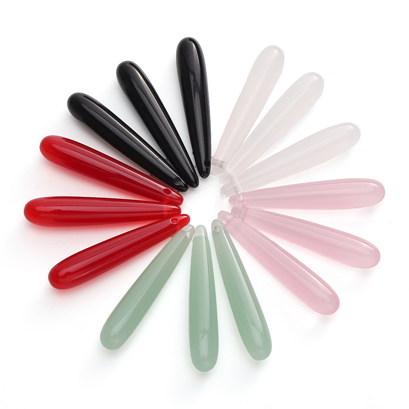 5pcs Beads Resin Teardrop Shap - Jewelry Making Rivets ulasan dan harga