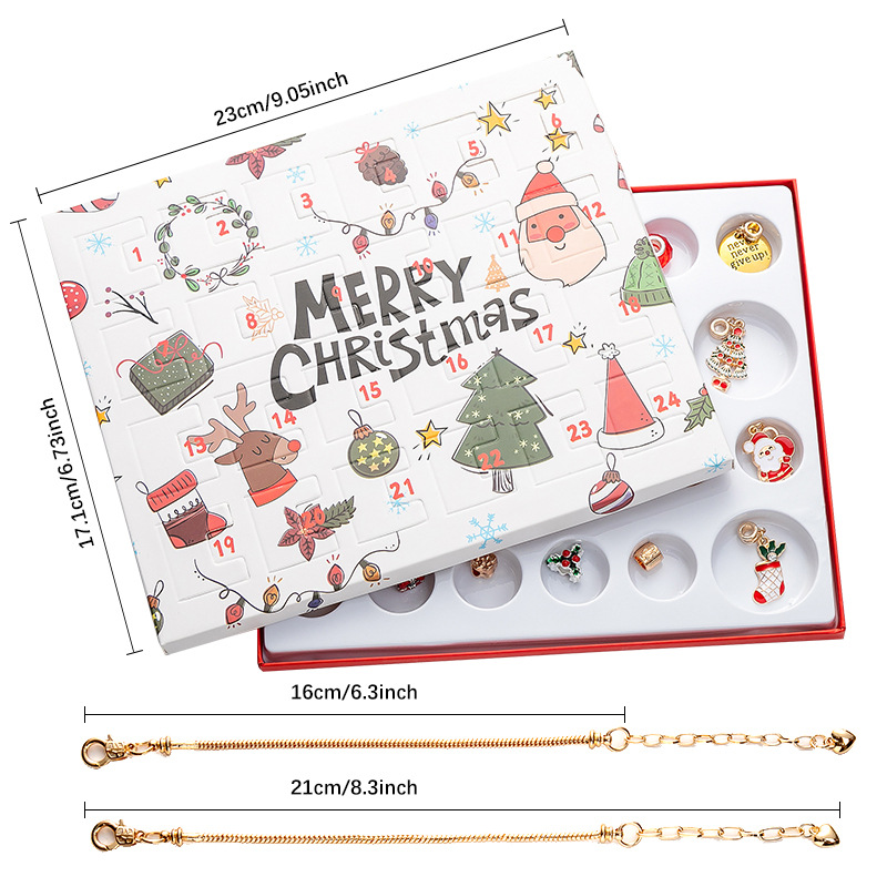 Christmas Advent Calendar 24 D - Jewelry Making Advent Calendar ulasan dan harga