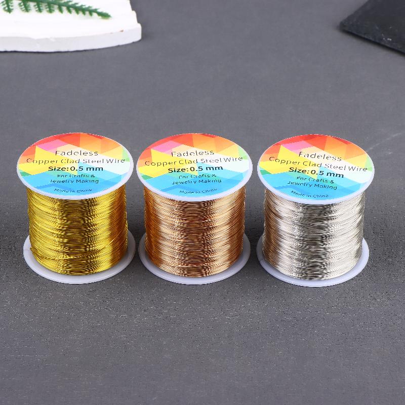 100m/328ft Fadeless Copper Cla - Jewelry Making Yarn ulasan dan harga