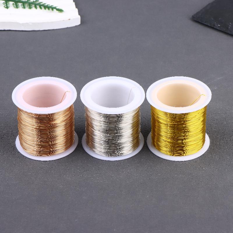 100m/328ft Fadeless Copper Cla - Jewelry Making Yarn ulasan dan harga