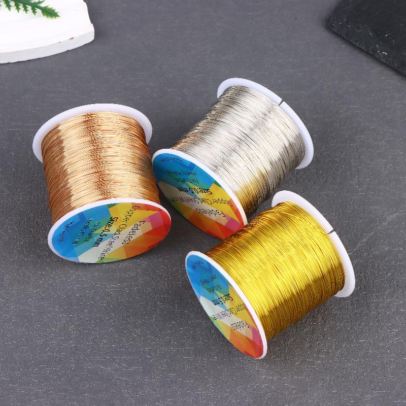 100m/328ft Fadeless Copper Cla - Jewelry Making Yarn ulasan dan harga