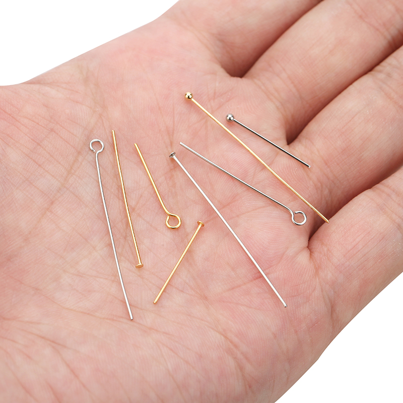 100pcs Stainless Steel Flat He - Jewelry Making Rivets ulasan dan harga