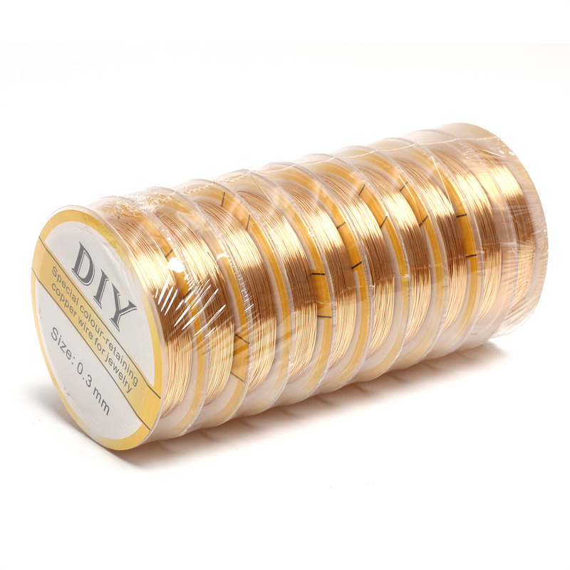 1Roll Silver Copper Wire 0.3/0 - Jewelry Making Yarn ulasan dan harga