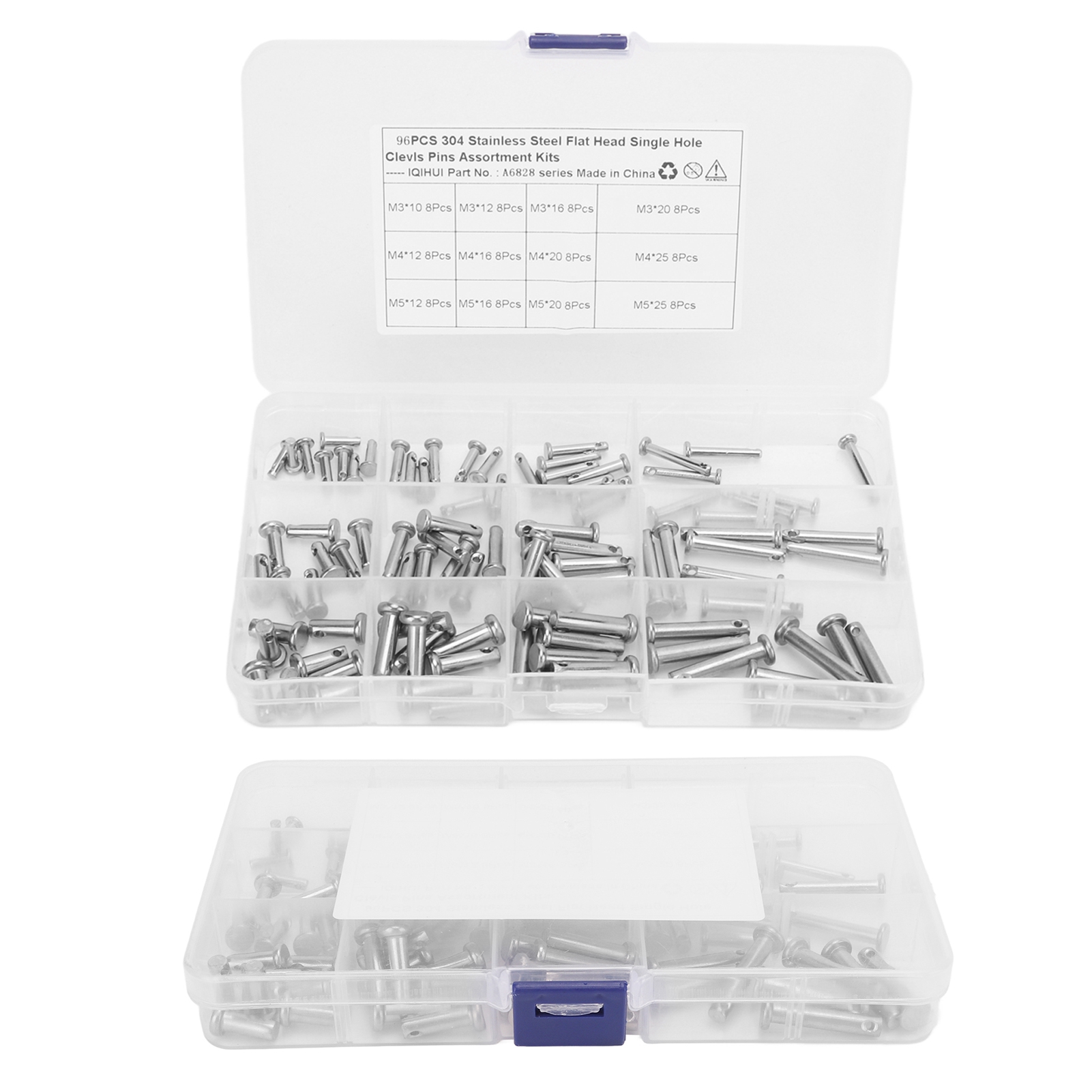 12 Sizes Stainless Steel Clevi - Head Pin Assorted ulasan dan harga