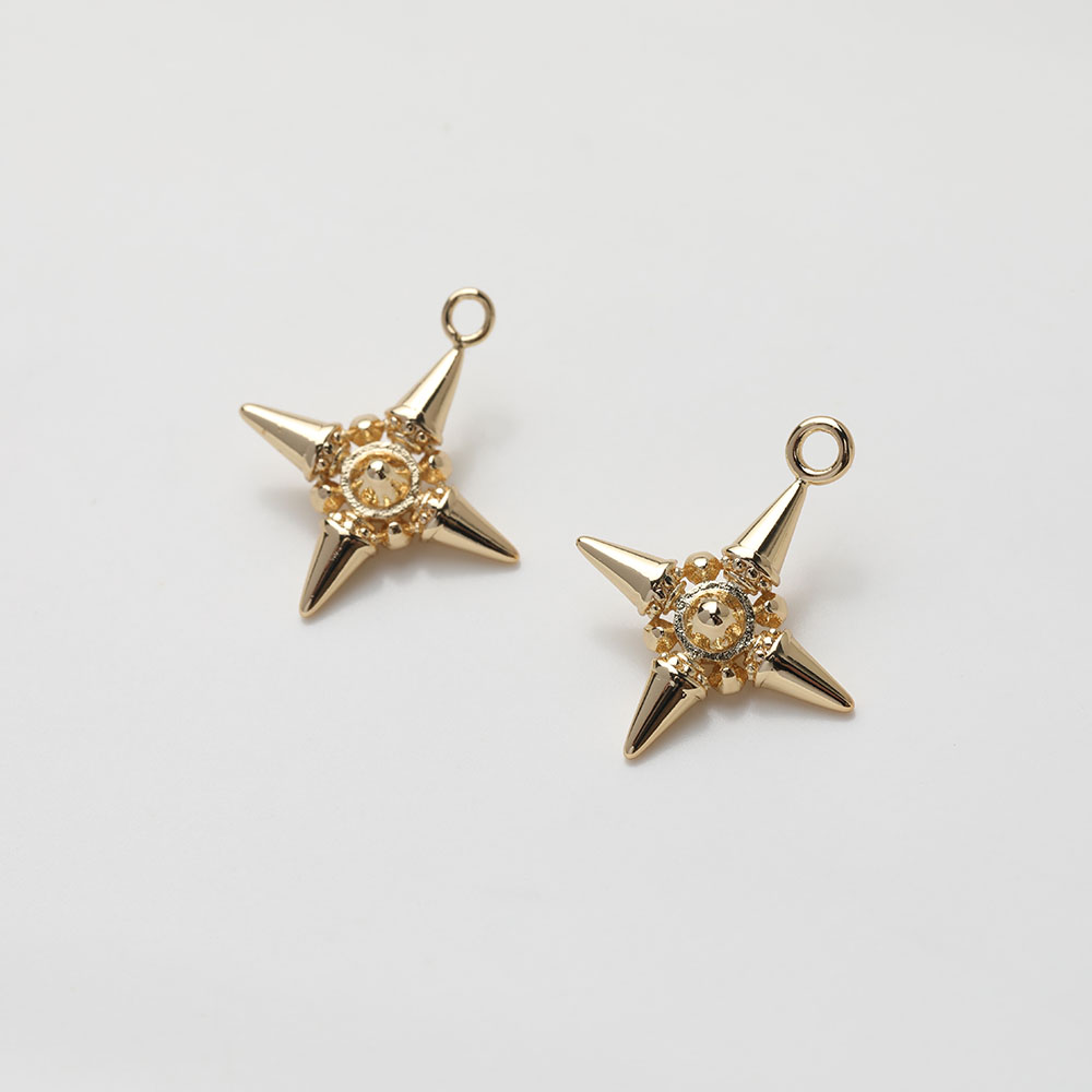 2PCS 14K Gold Plated Brass Riv - Jewelry Making Rivets ulasan dan harga