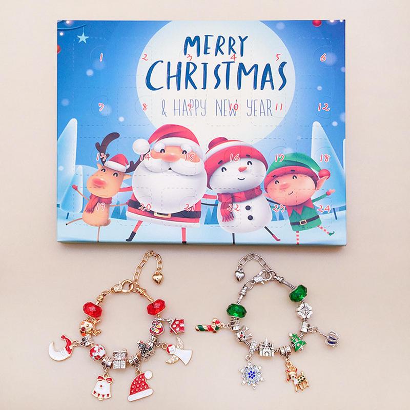 Christmas Advent Bracelet Set  - Jewelry Making Advent Calendar ulasan dan harga