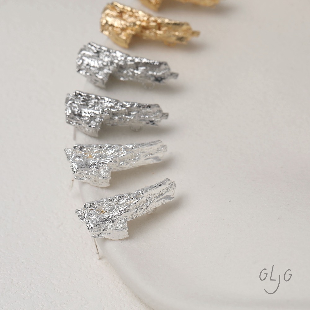 2PCS Dainty Irregular Lava Ear - Jewelry Making Head Pins ulasan dan harga