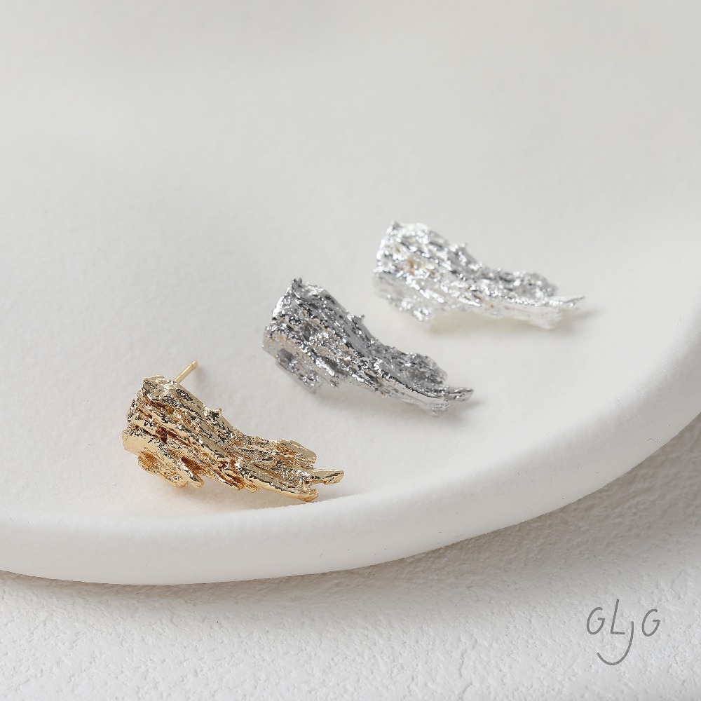 2PCS Dainty Irregular Lava Ear - Jewelry Making Head Pins ulasan dan harga