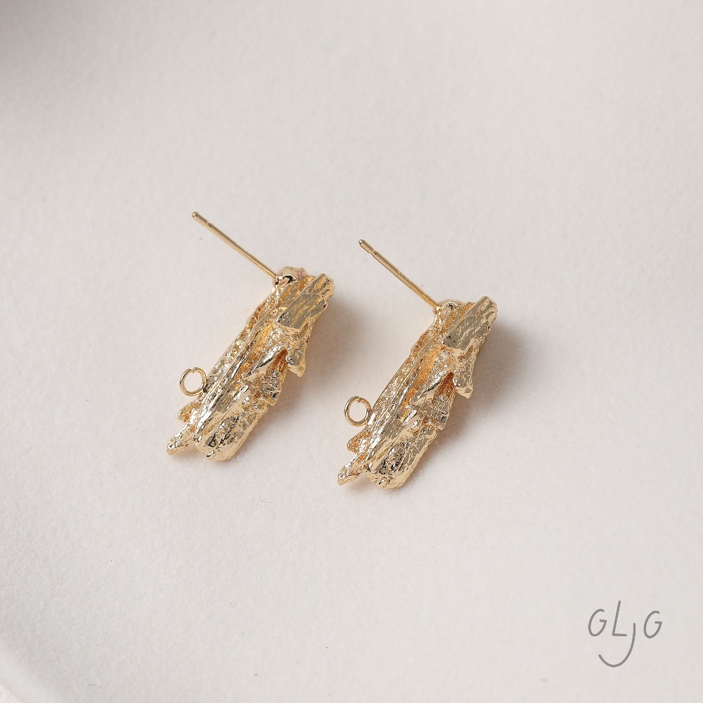 2PCS Dainty Irregular Lava Ear - Jewelry Making Head Pins ulasan dan harga