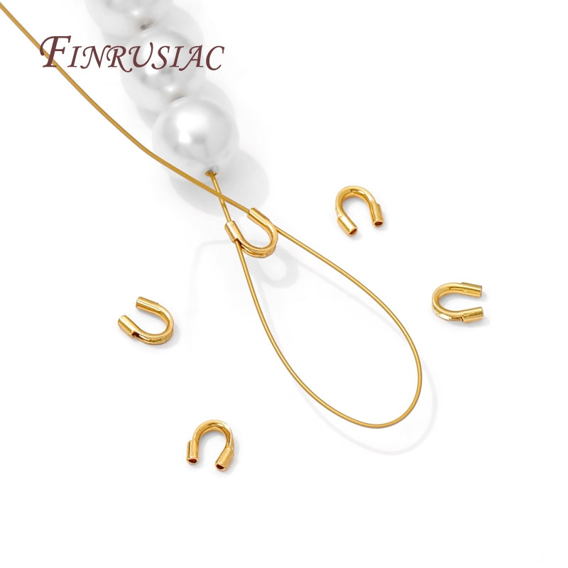 18K Gold Plated Protective End - Jewelry Making Yarn ulasan dan harga