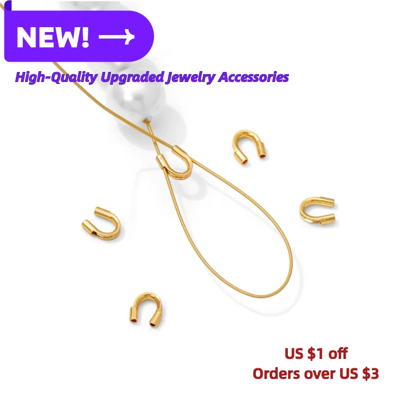 18K Gold Plated Protective End - Jewelry Making Yarn ulasan dan harga