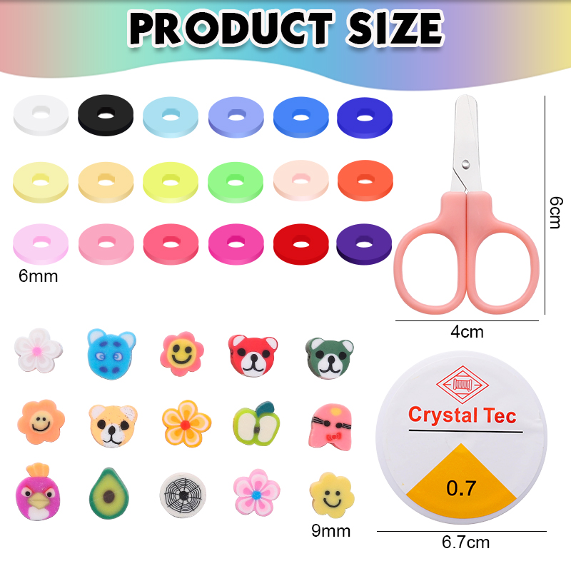Clay Beads Bracelet Making Kit - Jewelry Making Kit For Kids ulasan dan harga