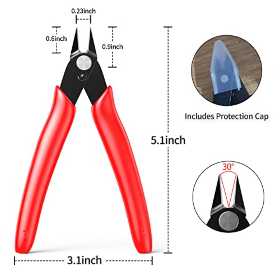 Small Wire Cutters 2-Pack Diag - Jewelry Making With 3D Printer ulasan dan harga