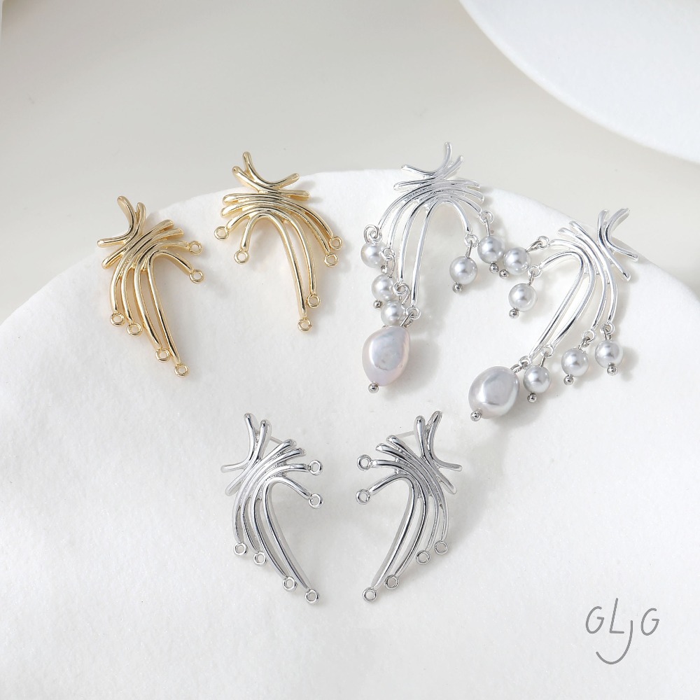 4PCS Dainty Irregular Line Des - Jewelry Making Head Pins ulasan dan harga