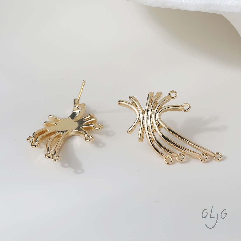 4PCS Dainty Irregular Line Des - Jewelry Making Head Pins ulasan dan harga
