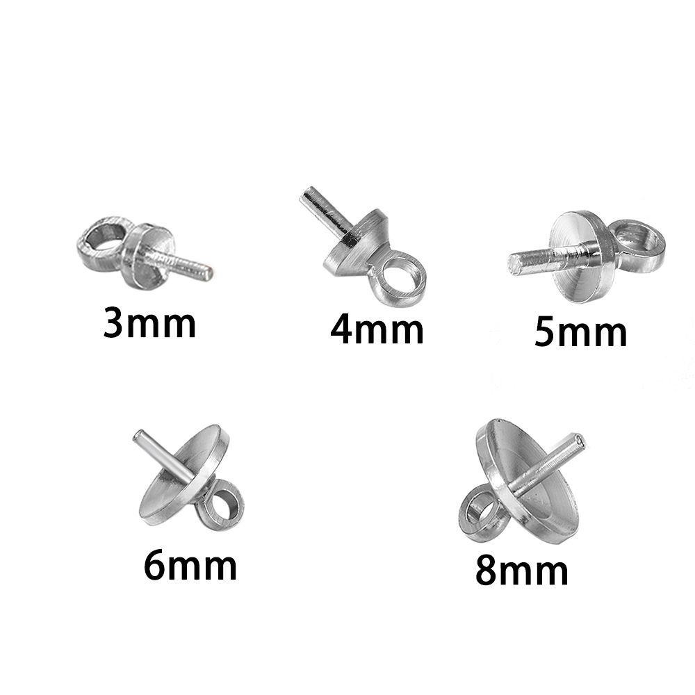 50-100pcs/lot Brass Half hole  - Jewelry Making Rivets ulasan dan harga