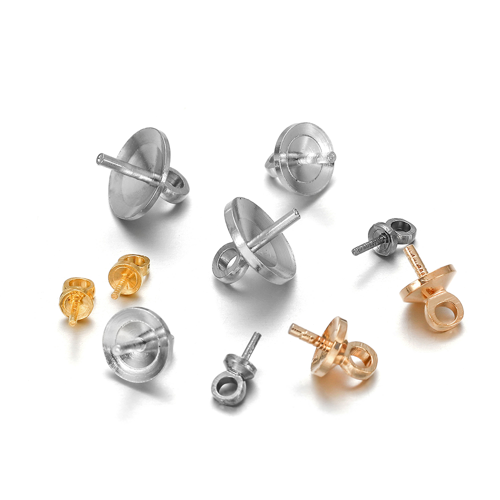 50-100Pcs/Lot Metal Charms Scr - Jewelry Making Rivets ulasan dan harga