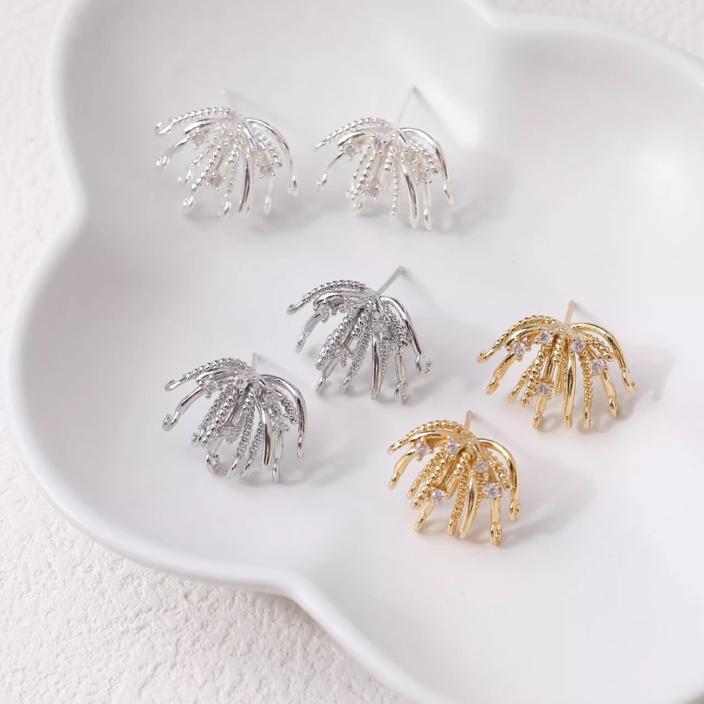 4PCS Dainty Blossoming Design  - Jewelry Making Head Pins ulasan dan harga