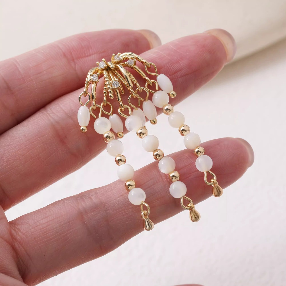 4PCS Dainty Blossoming Design  - Jewelry Making Head Pins ulasan dan harga