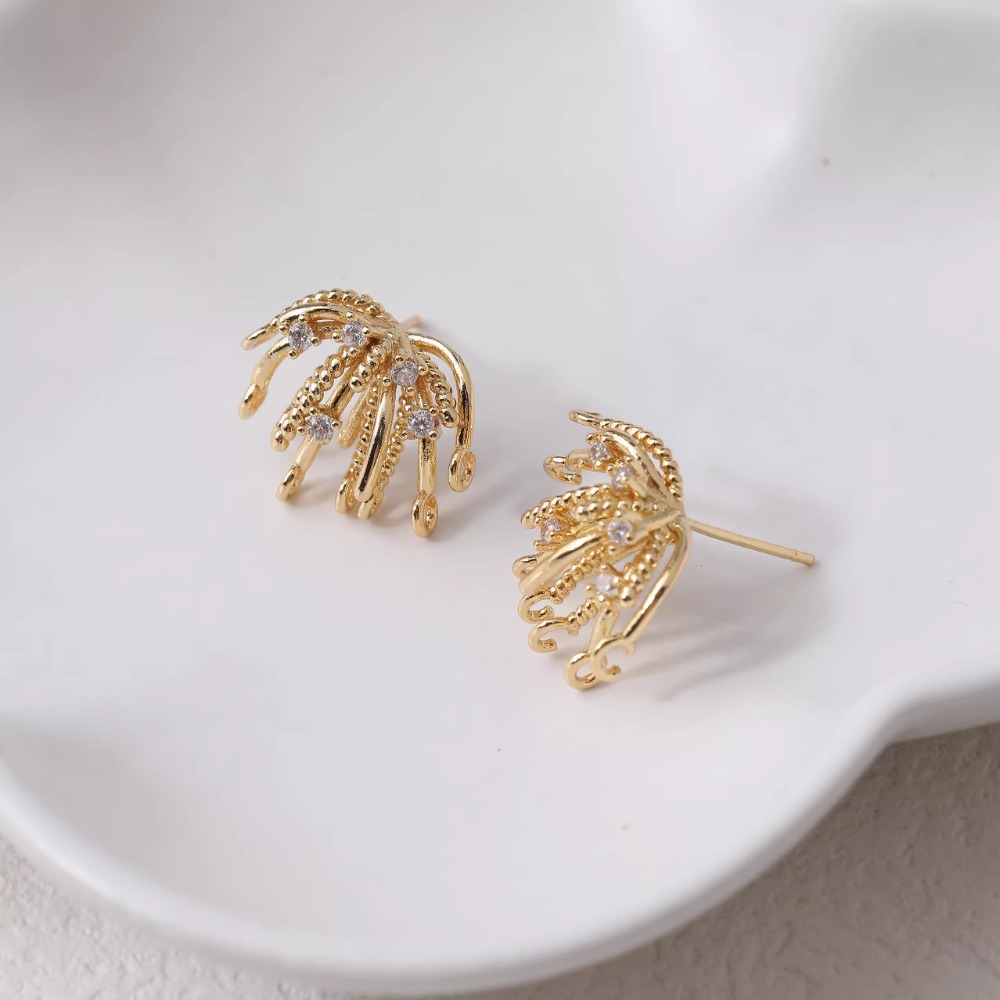 4PCS Dainty Blossoming Design  - Jewelry Making Head Pins ulasan dan harga