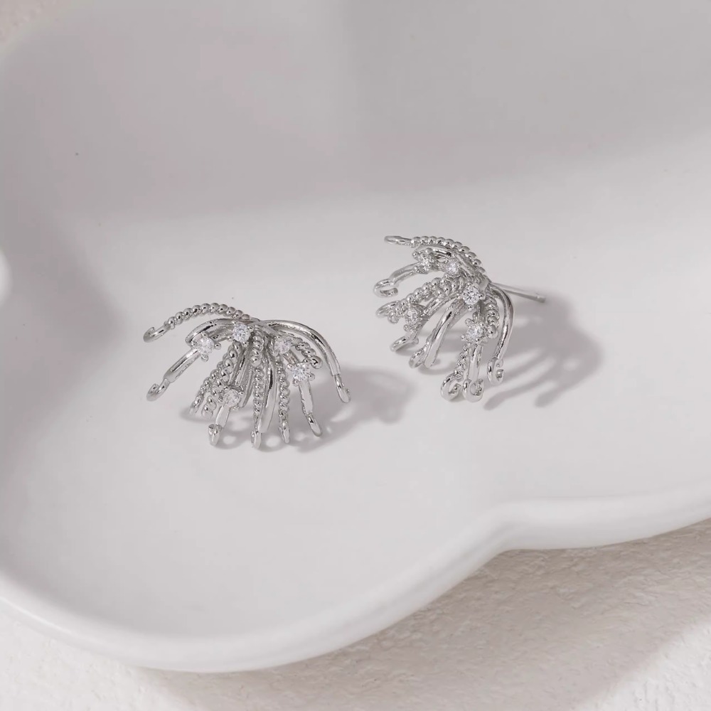 4PCS Dainty Blossoming Design  - Jewelry Making Head Pins ulasan dan harga
