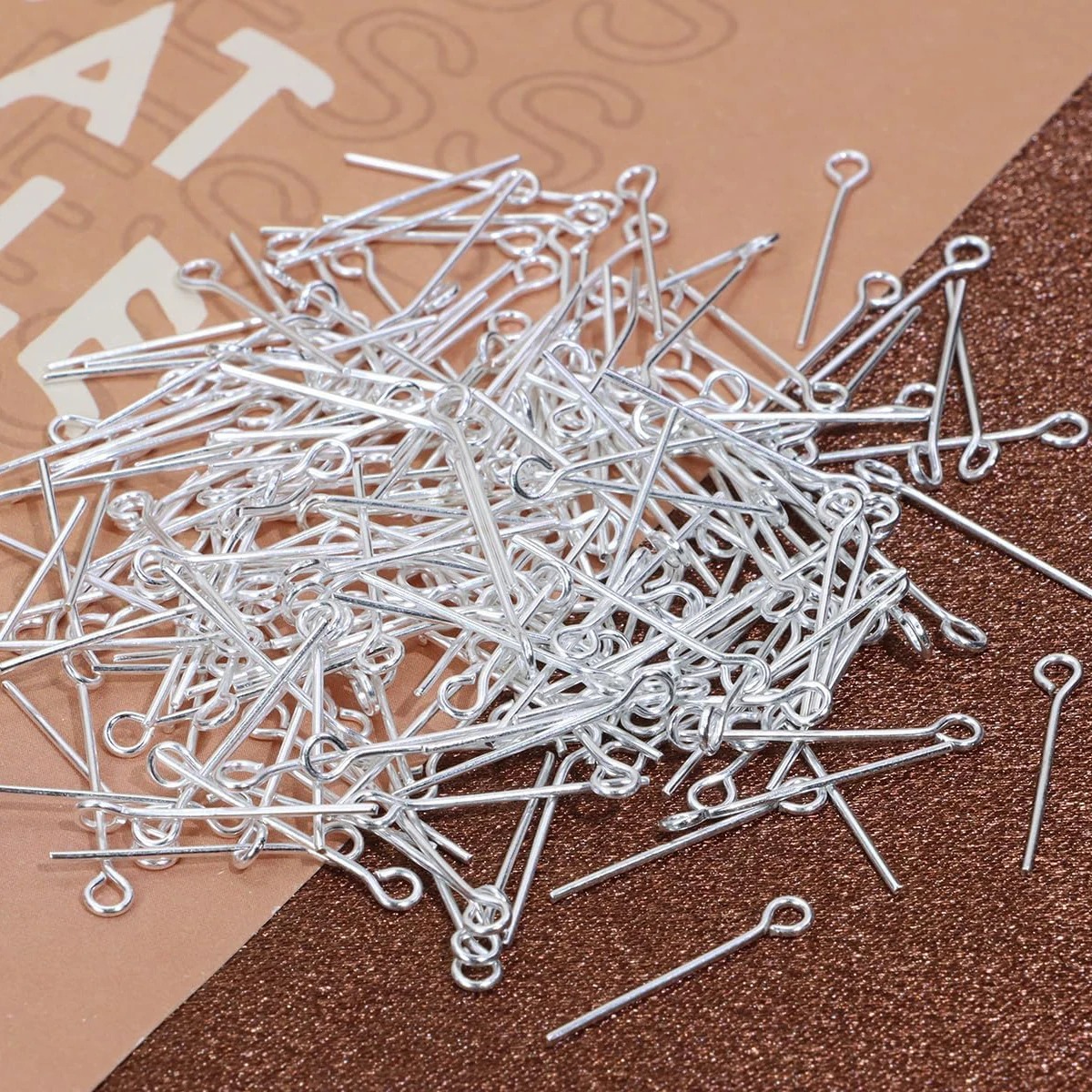 200PCS 16 20 30mm Mini Metal W - Jewelry Making Head Pins ulasan dan harga