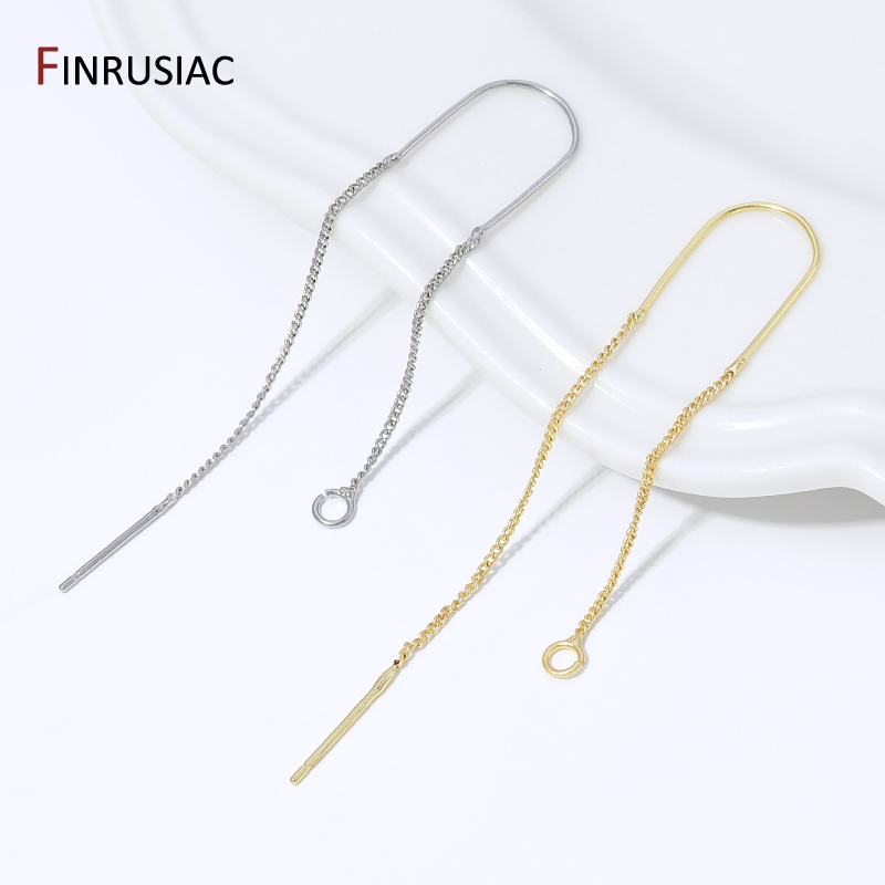 18K Gold Plated Brass Long Tas - Jewelry Making Yarn ulasan dan harga