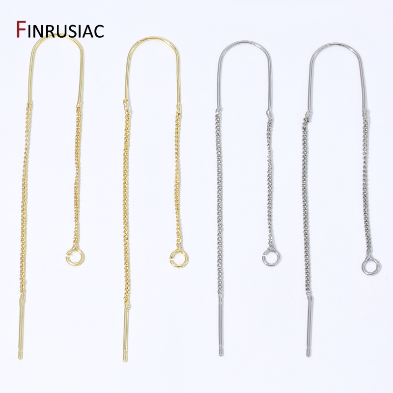 18K Gold Plated Brass Long Tas - Jewelry Making Yarn ulasan dan harga