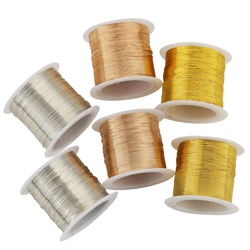 100meters Copper Stainless Ste - Jewelry Making Yarn ulasan dan harga